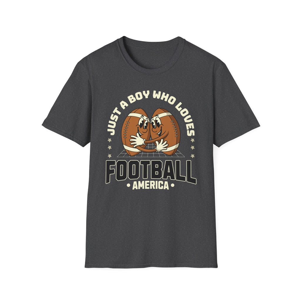 Just a Boy Who Loves Football Game Day T-Shirt