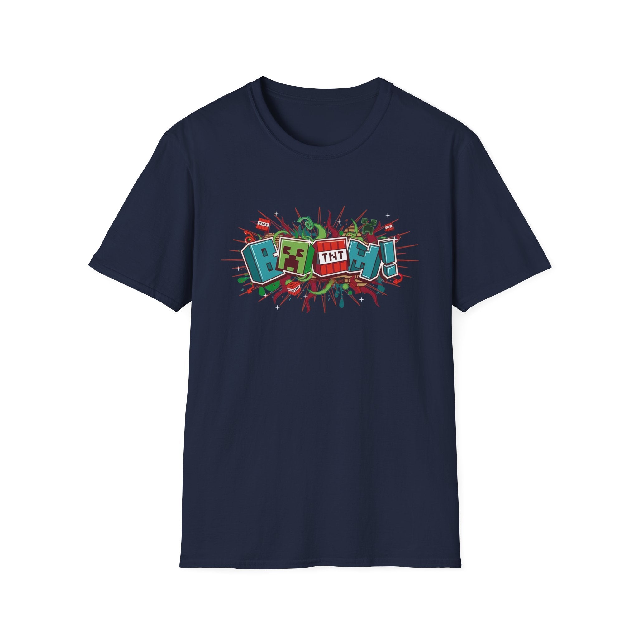 Funny Mining Gamer Pixel Boom Gaming Miner T-Shirt
