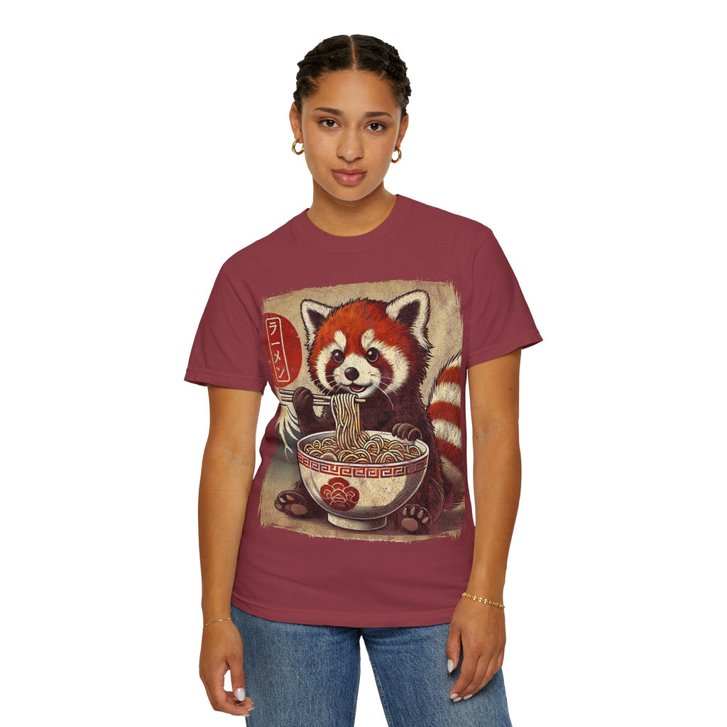 Ramen Time – Japanese Anime Red Panda T-shirt