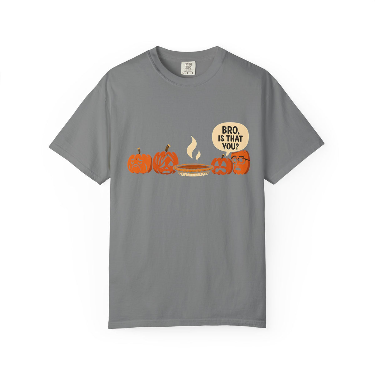 Funny pumpkin pie shirt, retro fall humor tee, sarcastic autumn gift, cute thanksgiving graphic top | Comfort Colors® T-Shirt
