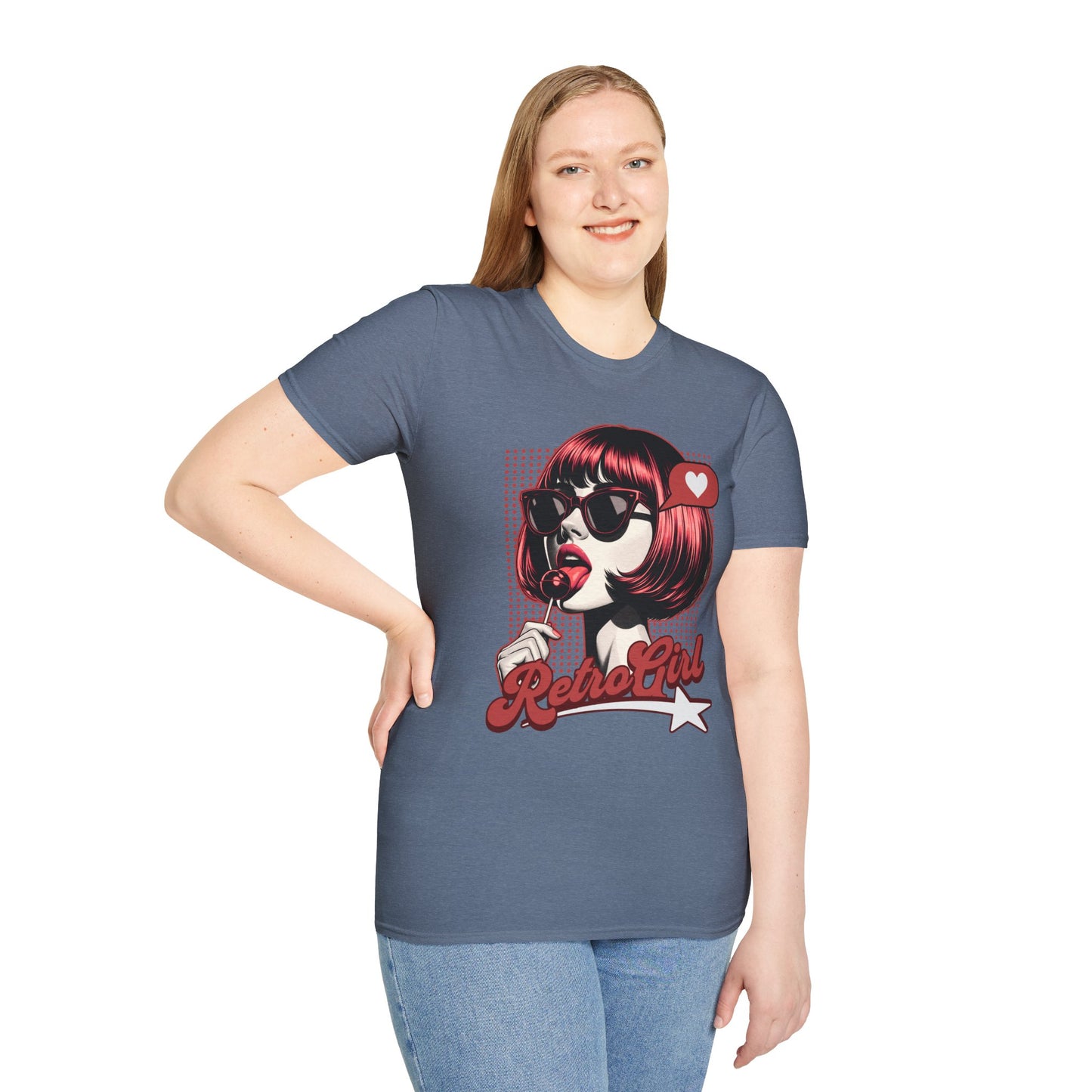 Good vibes Vintage 80s Old School Retro Girl T-Shirt
