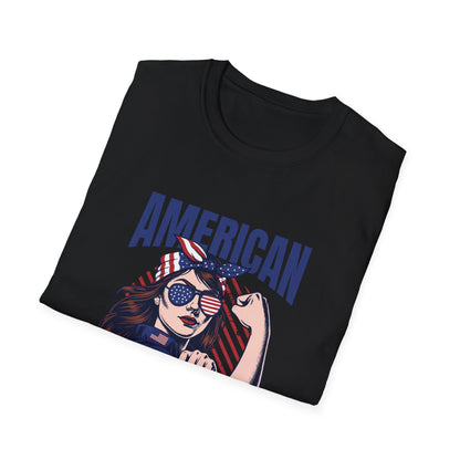 American Empowered Woman 4th of July Gifts Women's T-shirt