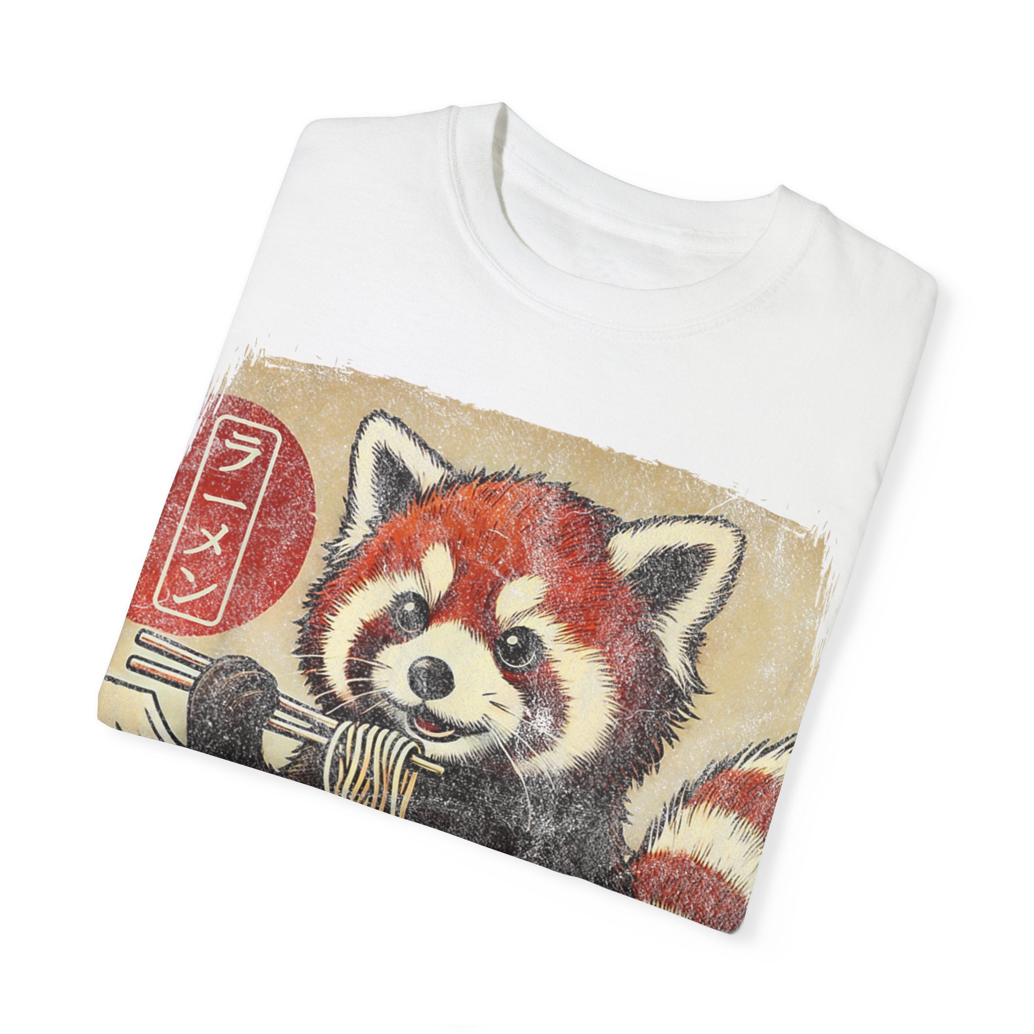 Ramen Time – Japanese Anime Red Panda T-shirt