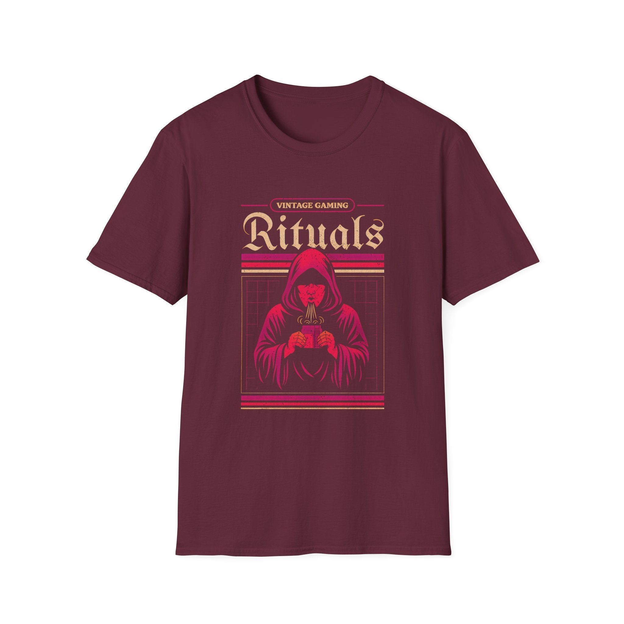 Vintage Gaming Rituals Retro Old School Gamer T-Shirt