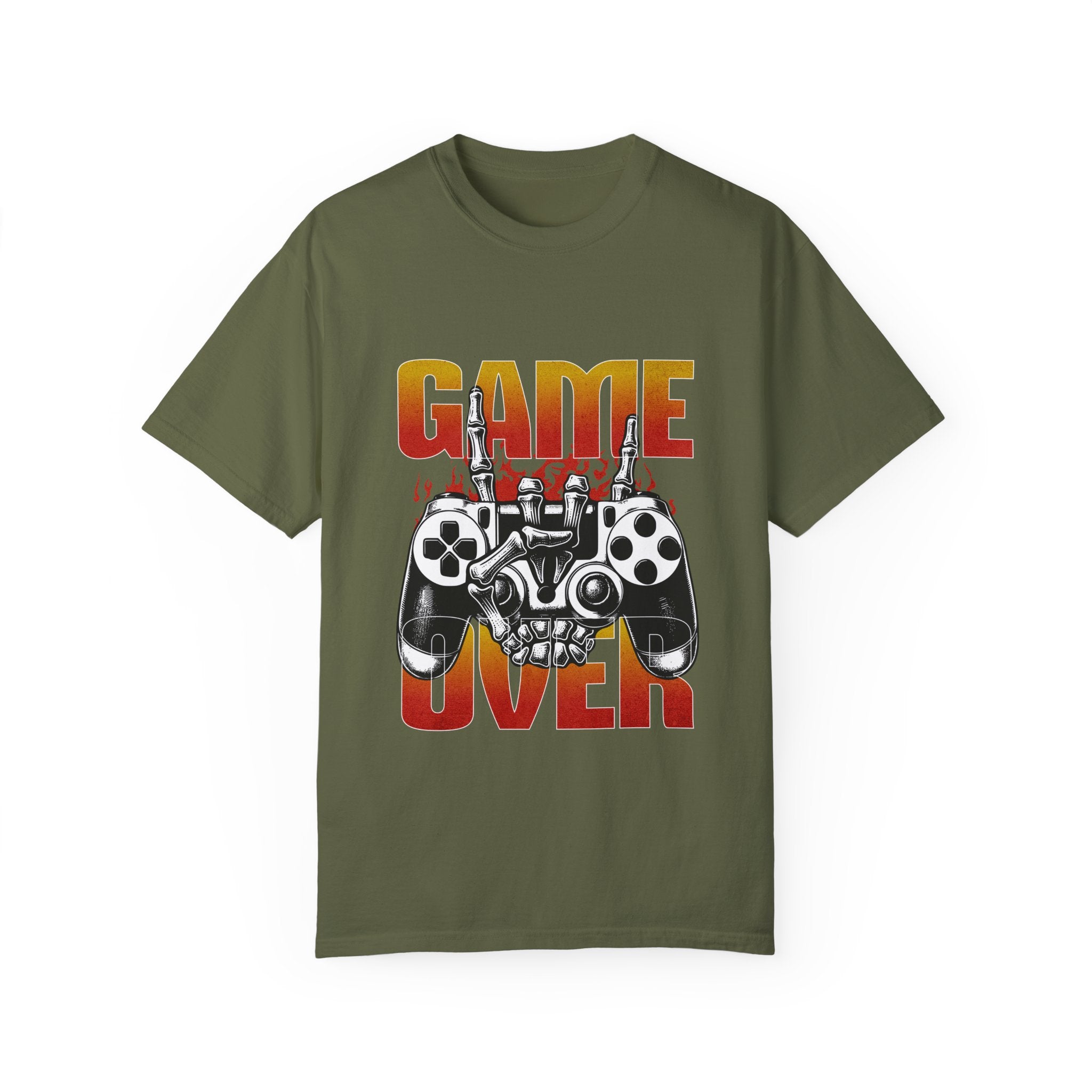 Skeleton Gamer Game Over T-shirt