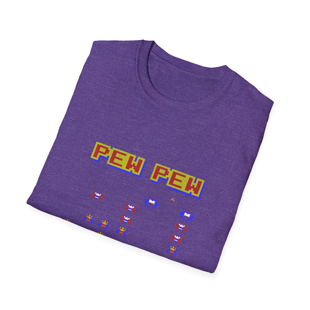 PEW PEW Retro Video Game Vintage Gaming Gamer T-Shirt