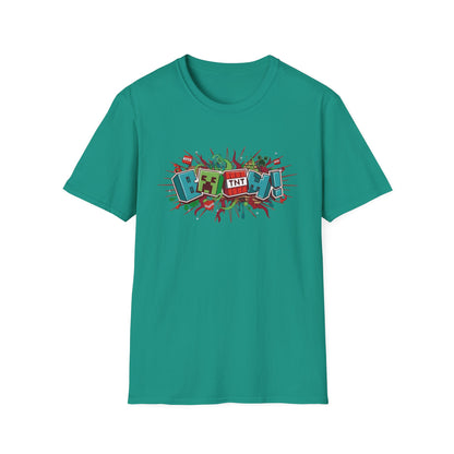 Funny Mining Gamer Pixel Boom Gaming Miner T-Shirt