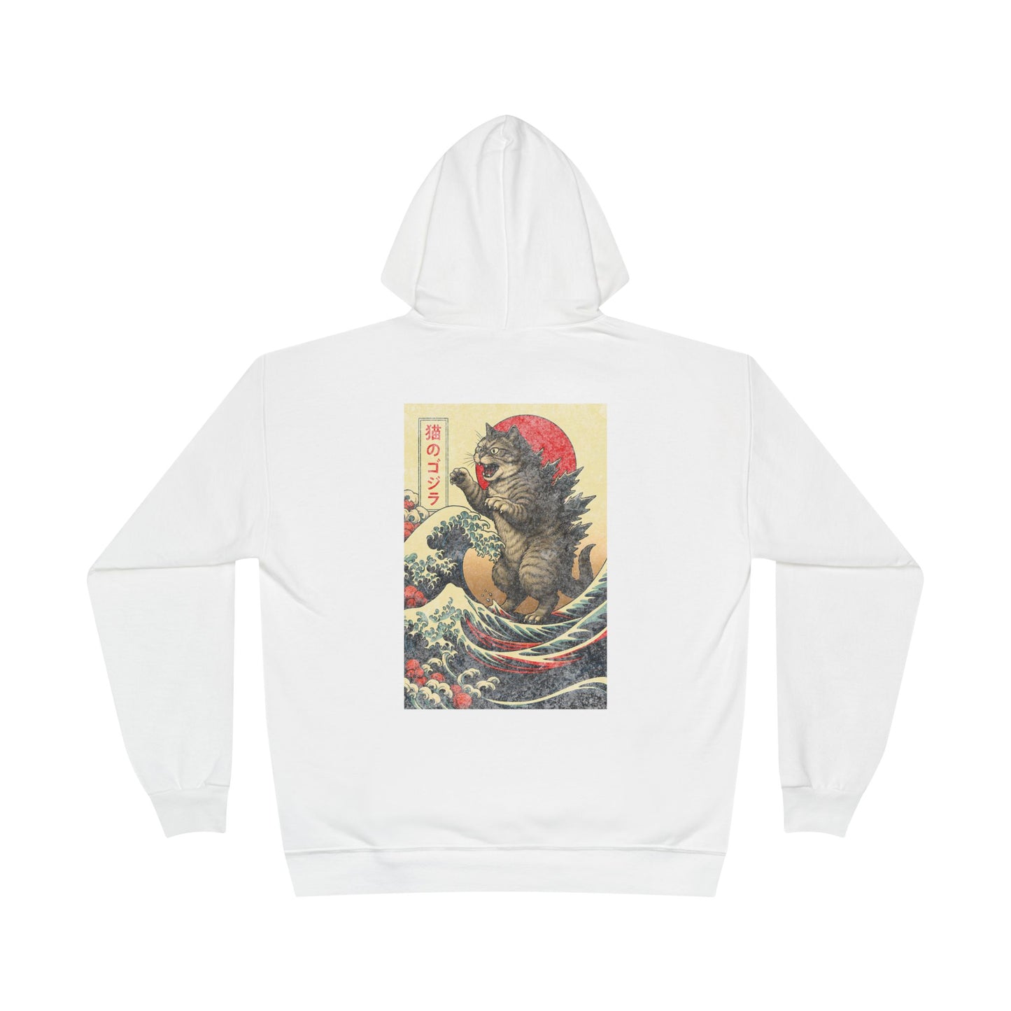 Kaiju Japan Streewear Catzilla Anime Godzilla Cat Hoodie