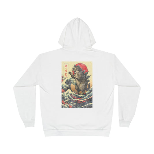 Kaiju Japan Streewear Catzilla Anime Godzilla Cat Hoodie