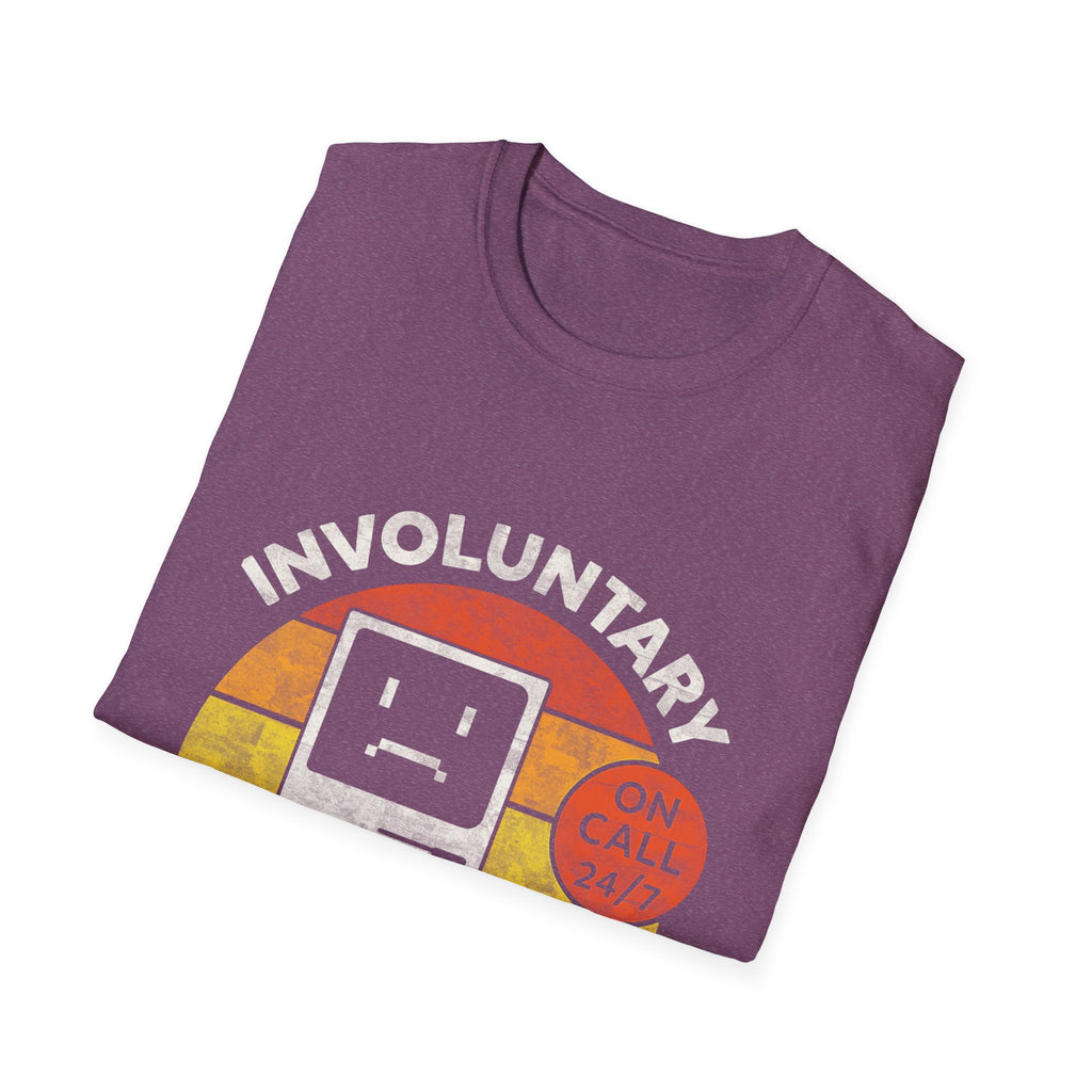 Involuntary Tech Support Funny Retro 80s Computer T-shirt
