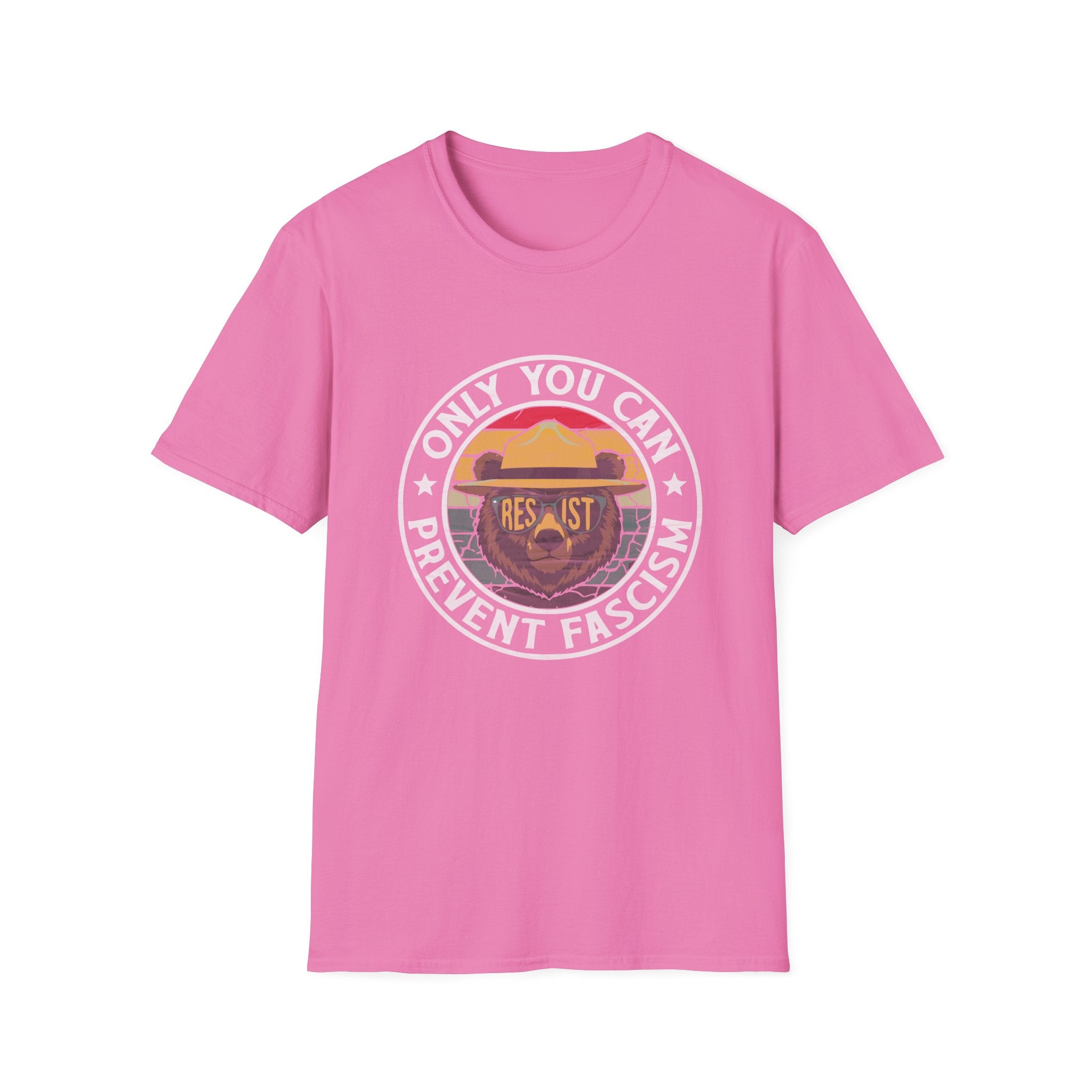 Only You Can Prevent Fascism Funny Resist USA Democracy T-Shirt