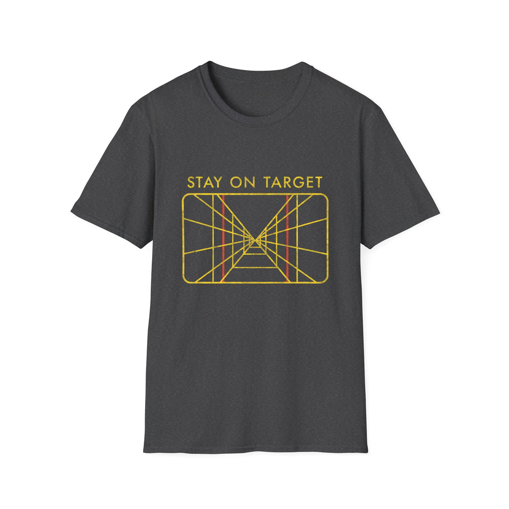 Funny Pop Culture Stay on Target Arcade Retro 80s T-shirt