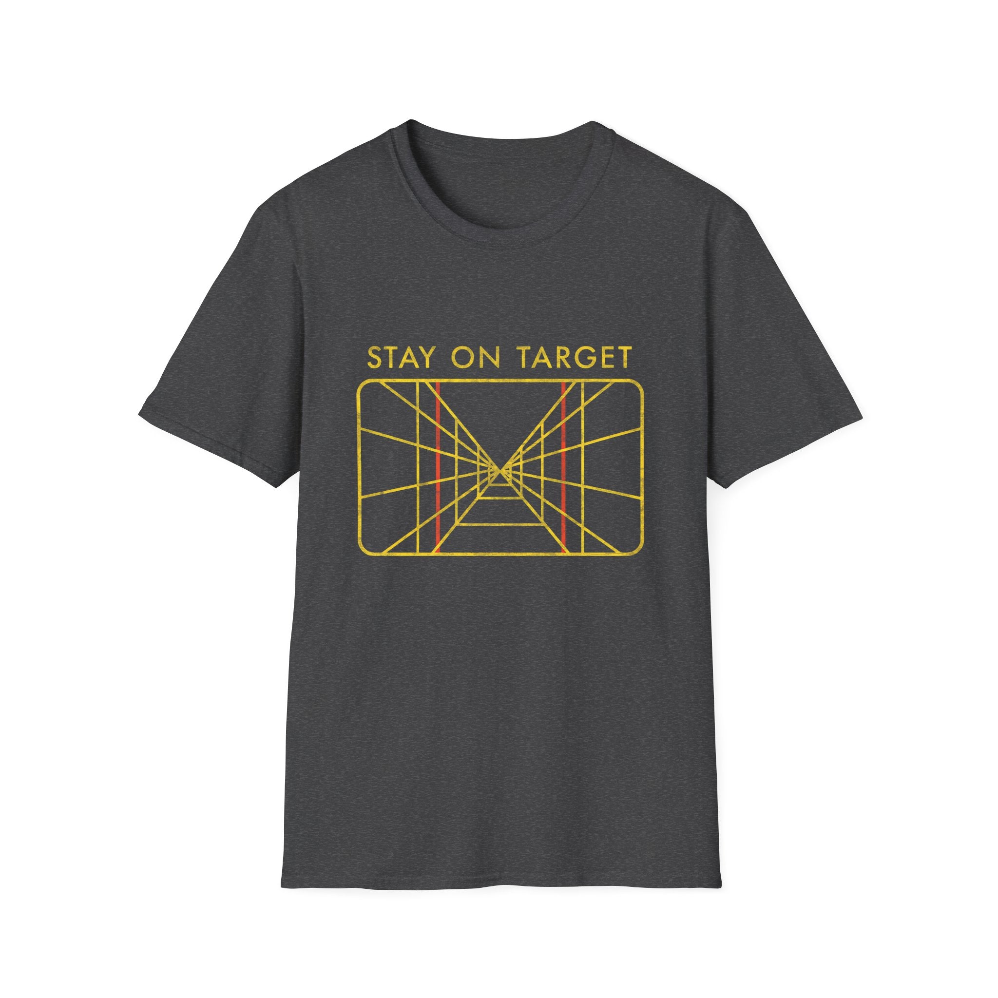 Funny Pop Culture Stay on Target Arcade Retro 80s T-shirt