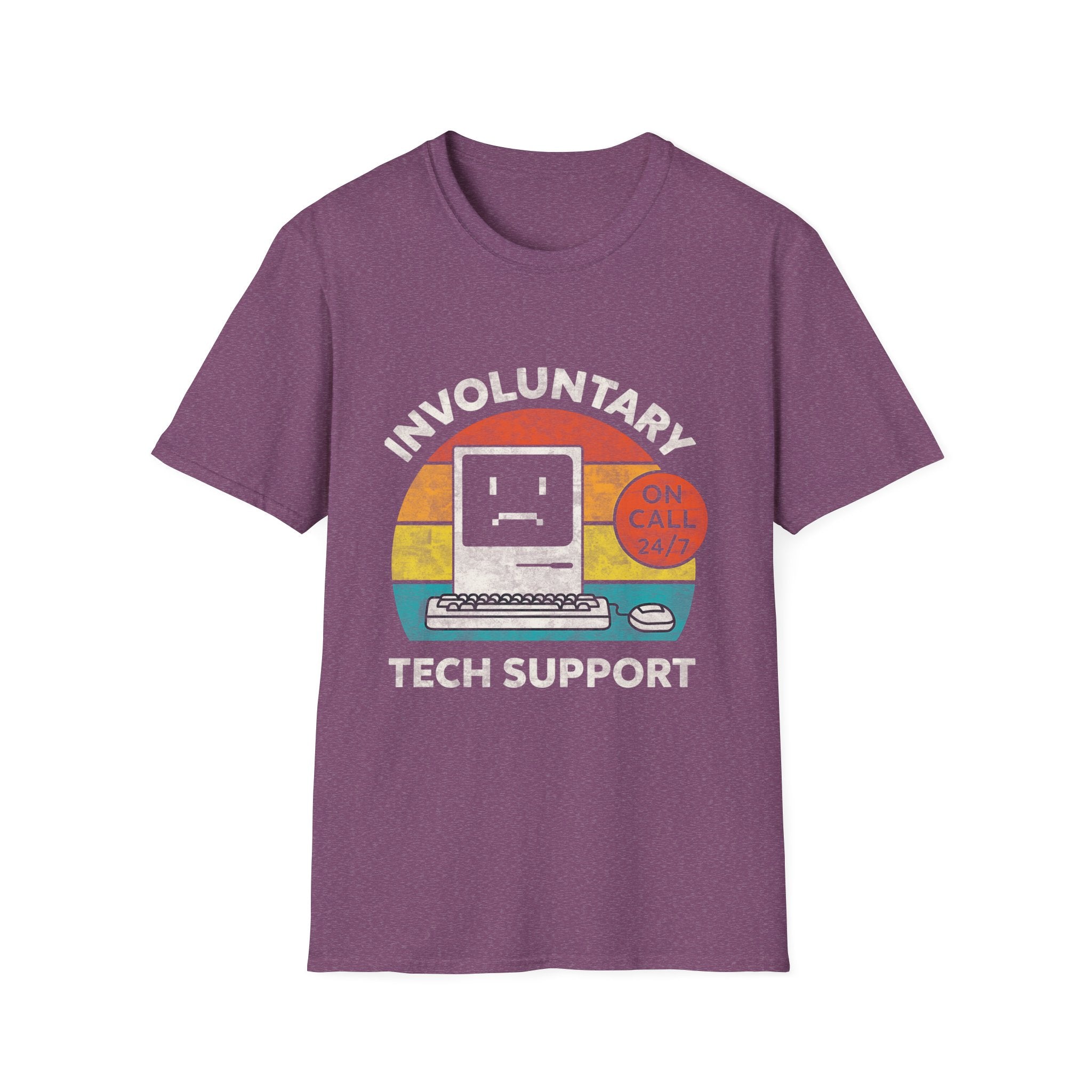 Involuntary Tech Support Funny Retro 80s Computer T-shirt
