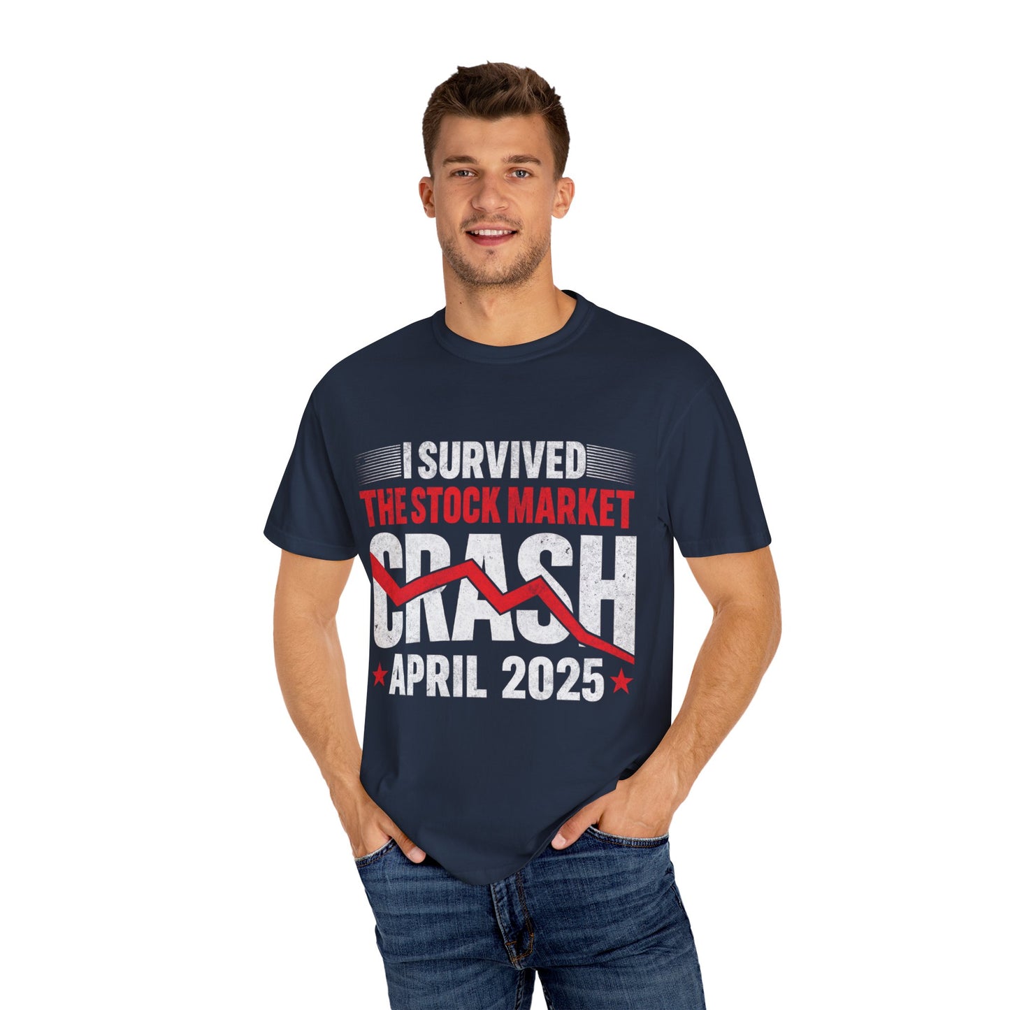 I Survived the Stock Market Crash April 2025 T-shirt