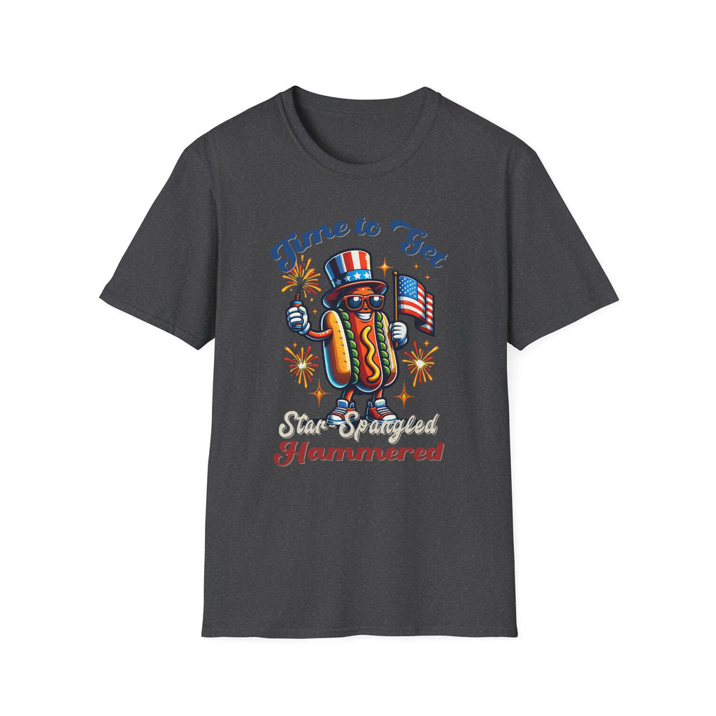 BBQ Hotdogs & Star-Spangled Shenanigans 4th of July T-shirt