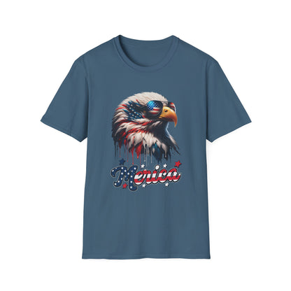 US Bald Eagle ‘MERICA 4th of July T-shirt
