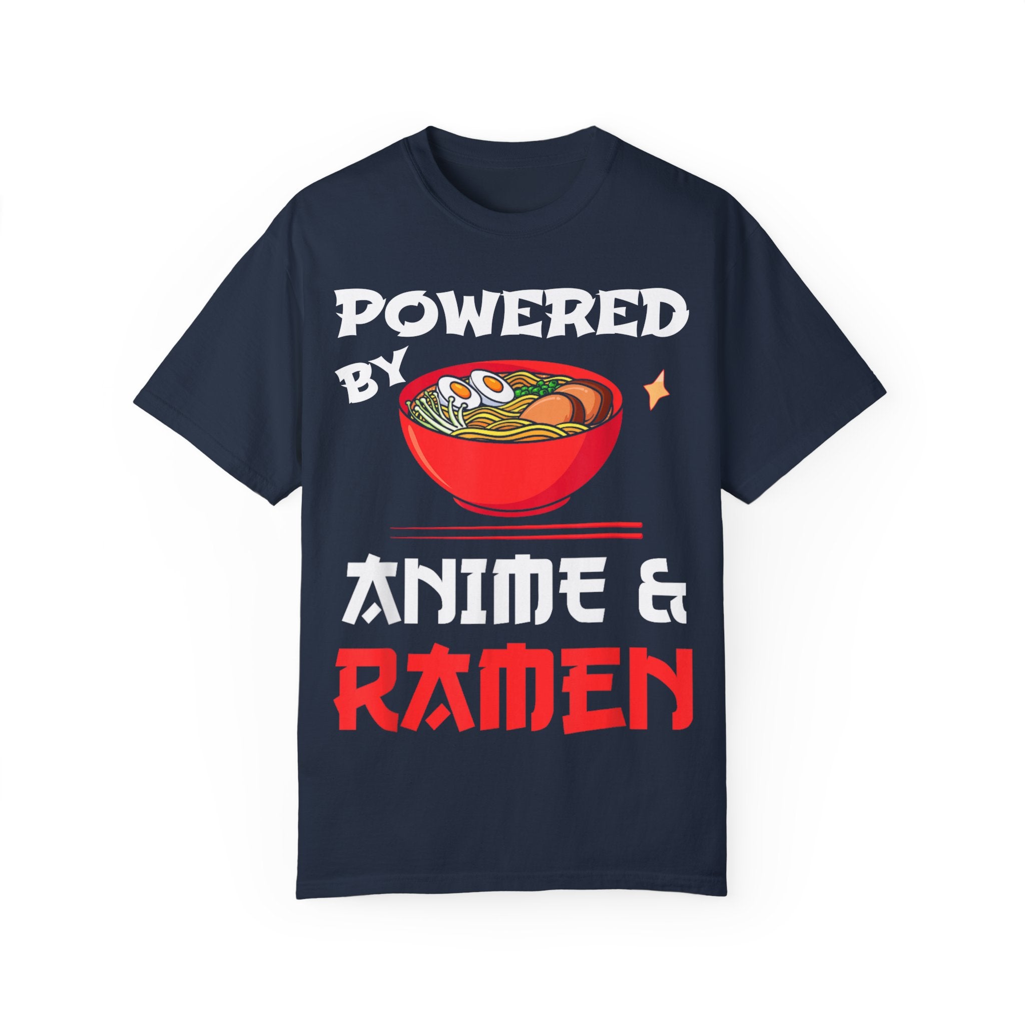 Powered by Anime & Ramen Anime T-shirt