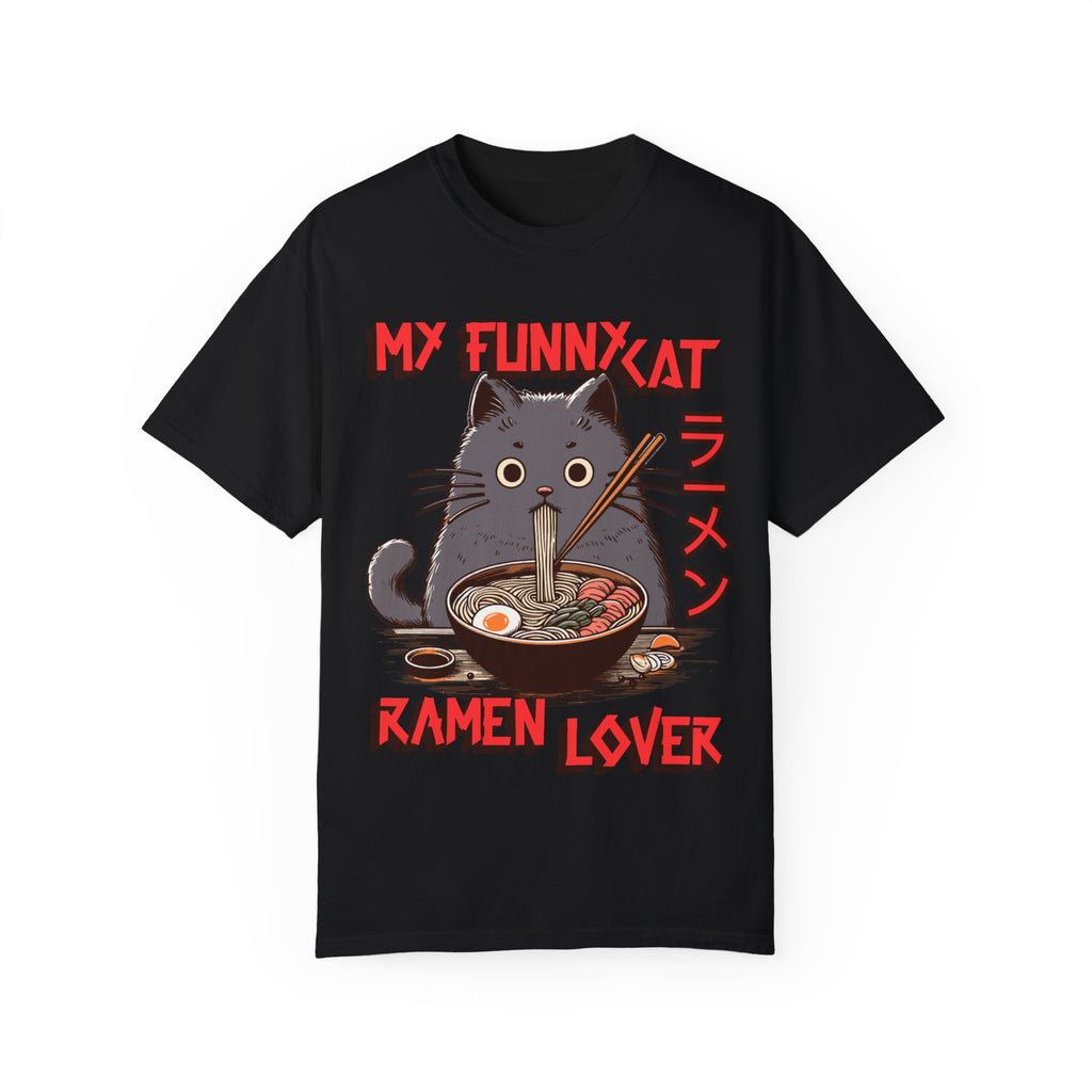 My Funny Cat Ramen Anime Lover T-shirt