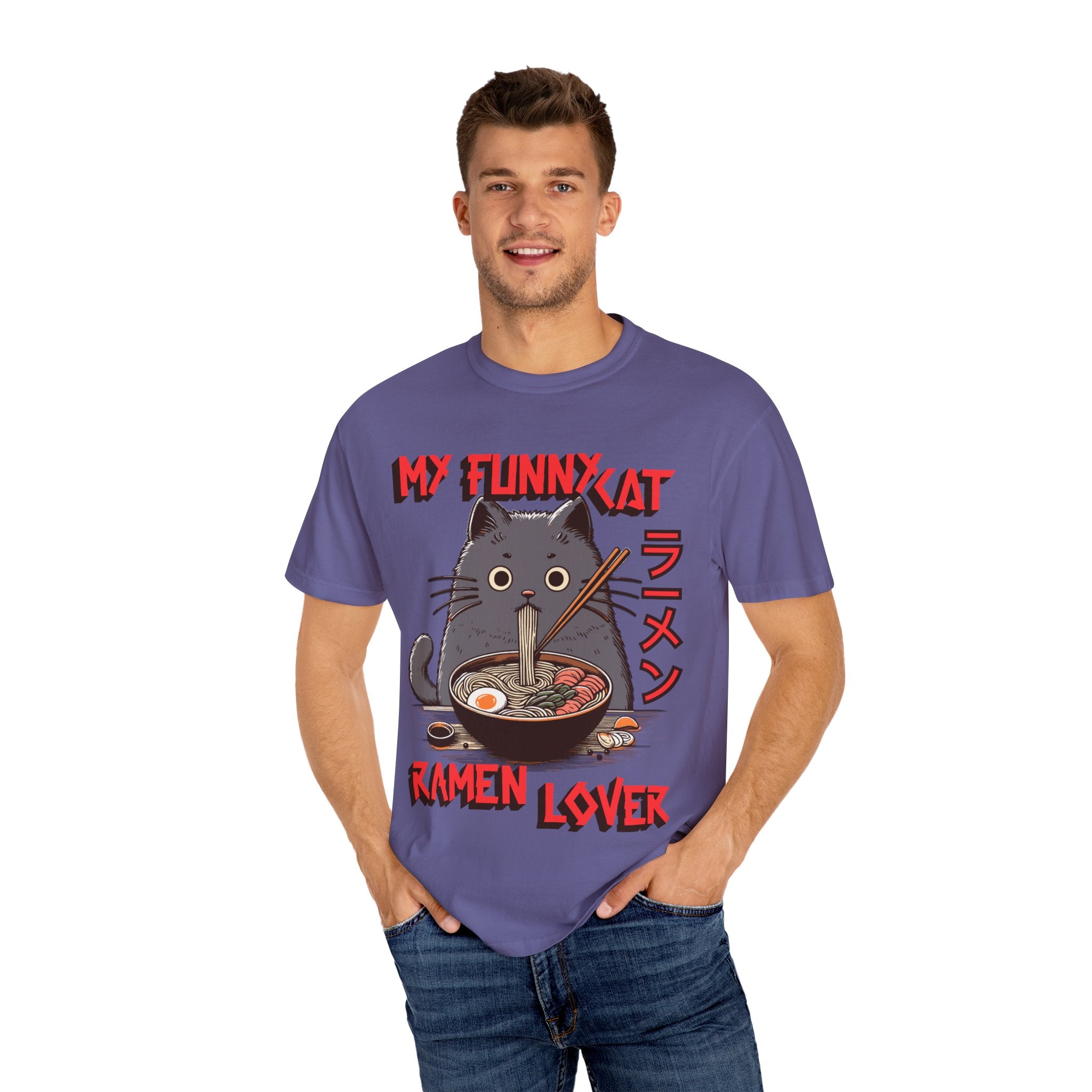 My Funny Cat Ramen Anime Lover T-shirt