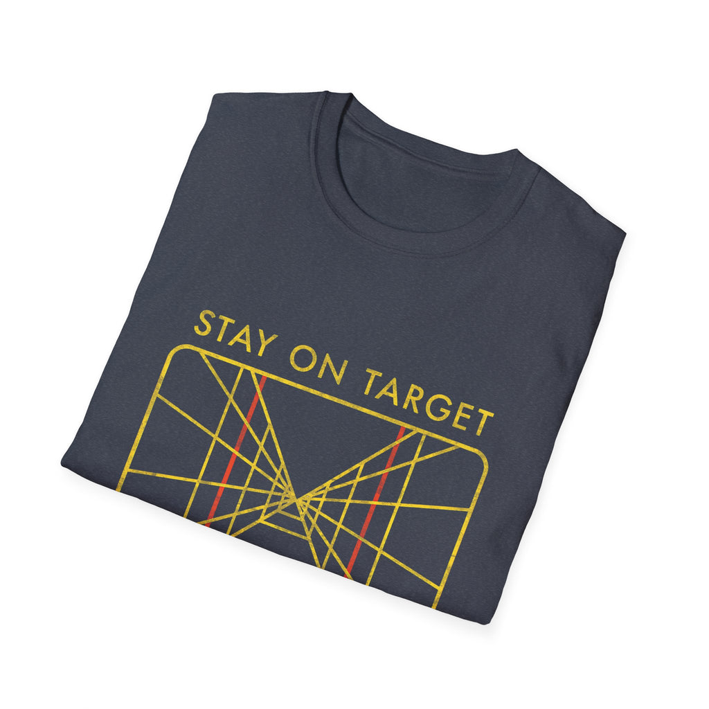 Funny Pop Culture Stay on Target Arcade Retro 80s T-shirt