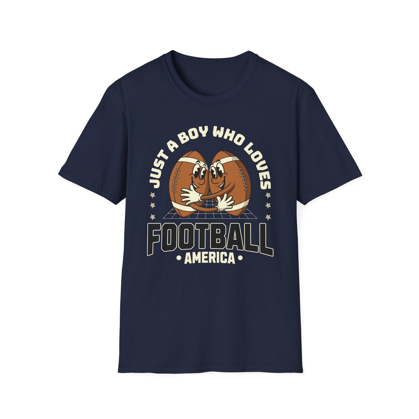 Just a Boy Who Loves Football Game Day T-Shirt