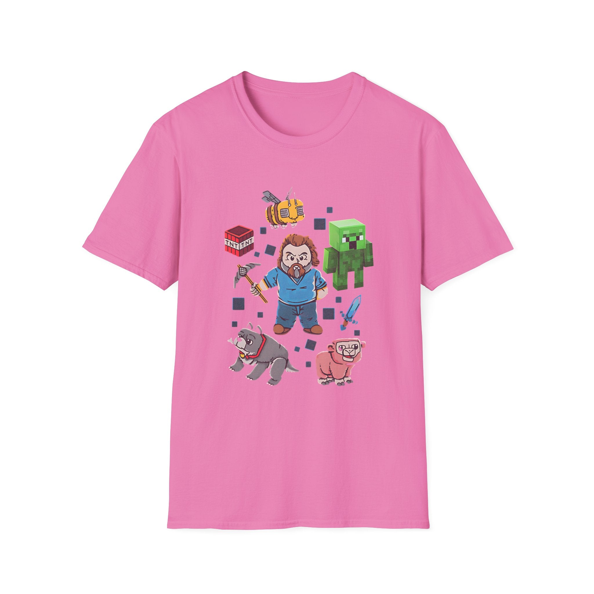 Pop Culture Mining & Crafting Funny Gaming T-Shirt