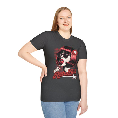 Good vibes Vintage 80s Old School Retro Girl T-Shirt
