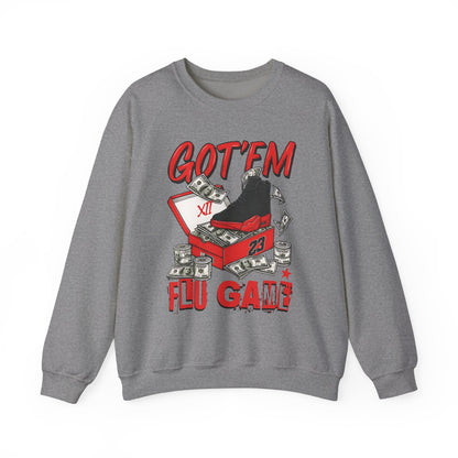 Streetwear Sneakerhead Match Jordan 12 Retro Flu Game Sweatshirt
