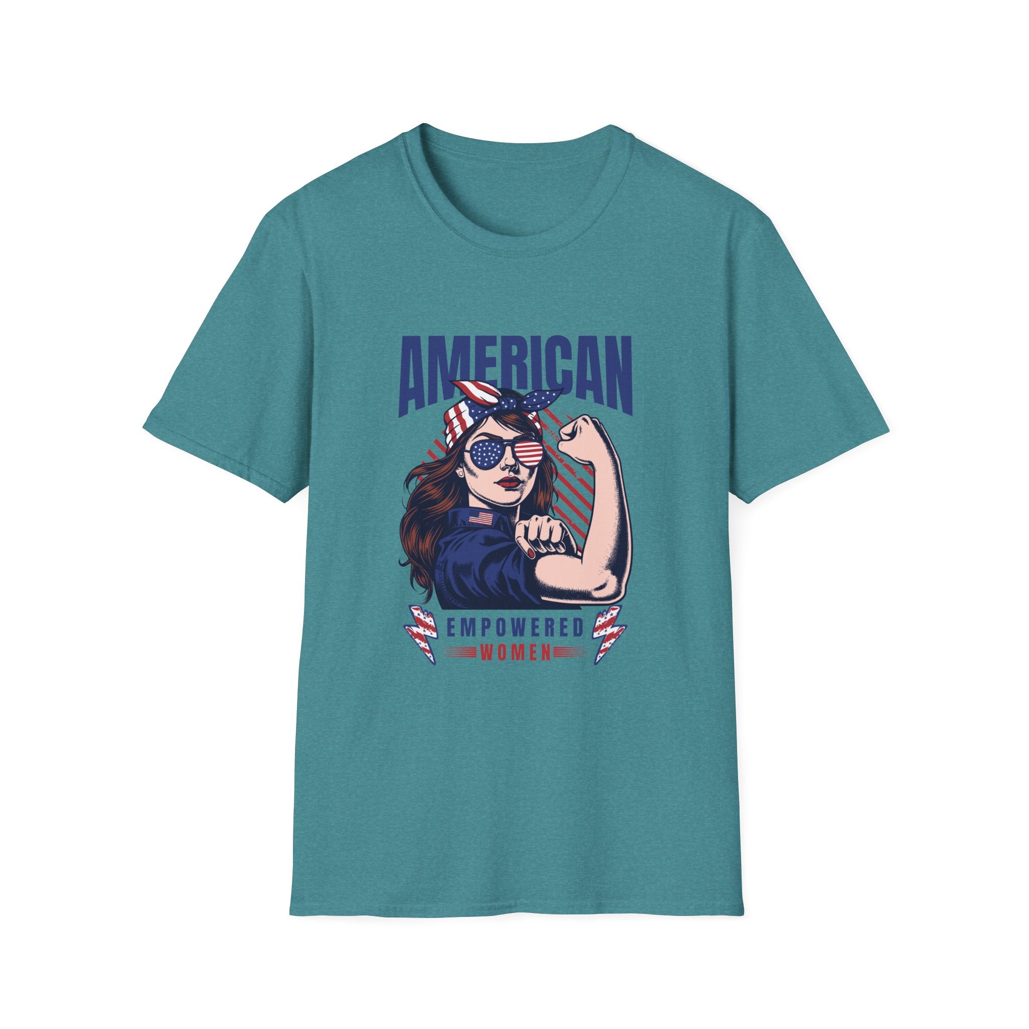 American Empowered Woman 4th of July Gifts Women's T-shirt