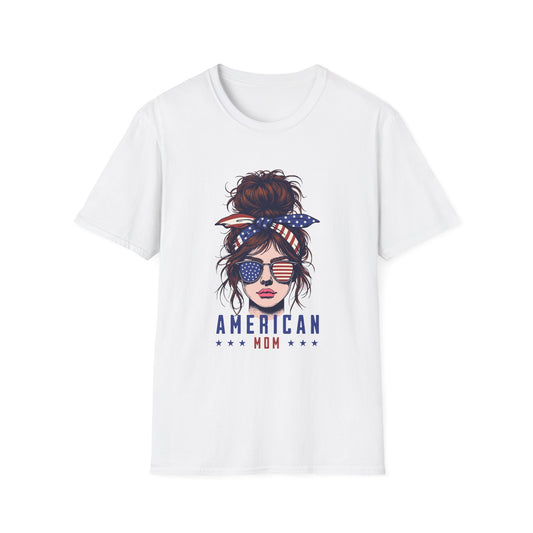 4th of July Gifts for Mothers American Mom T-shirt