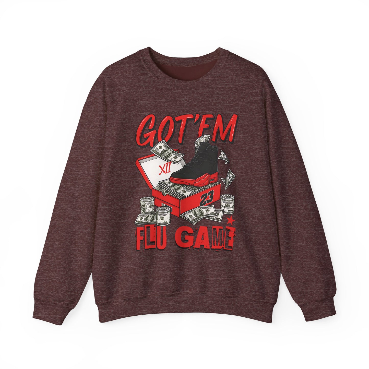 Streetwear Sneakerhead Match Jordan 12 Retro Flu Game Sweatshirt