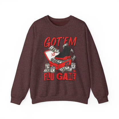 Streetwear Sneakerhead Match Jordan 12 Retro Flu Game Sweatshirt