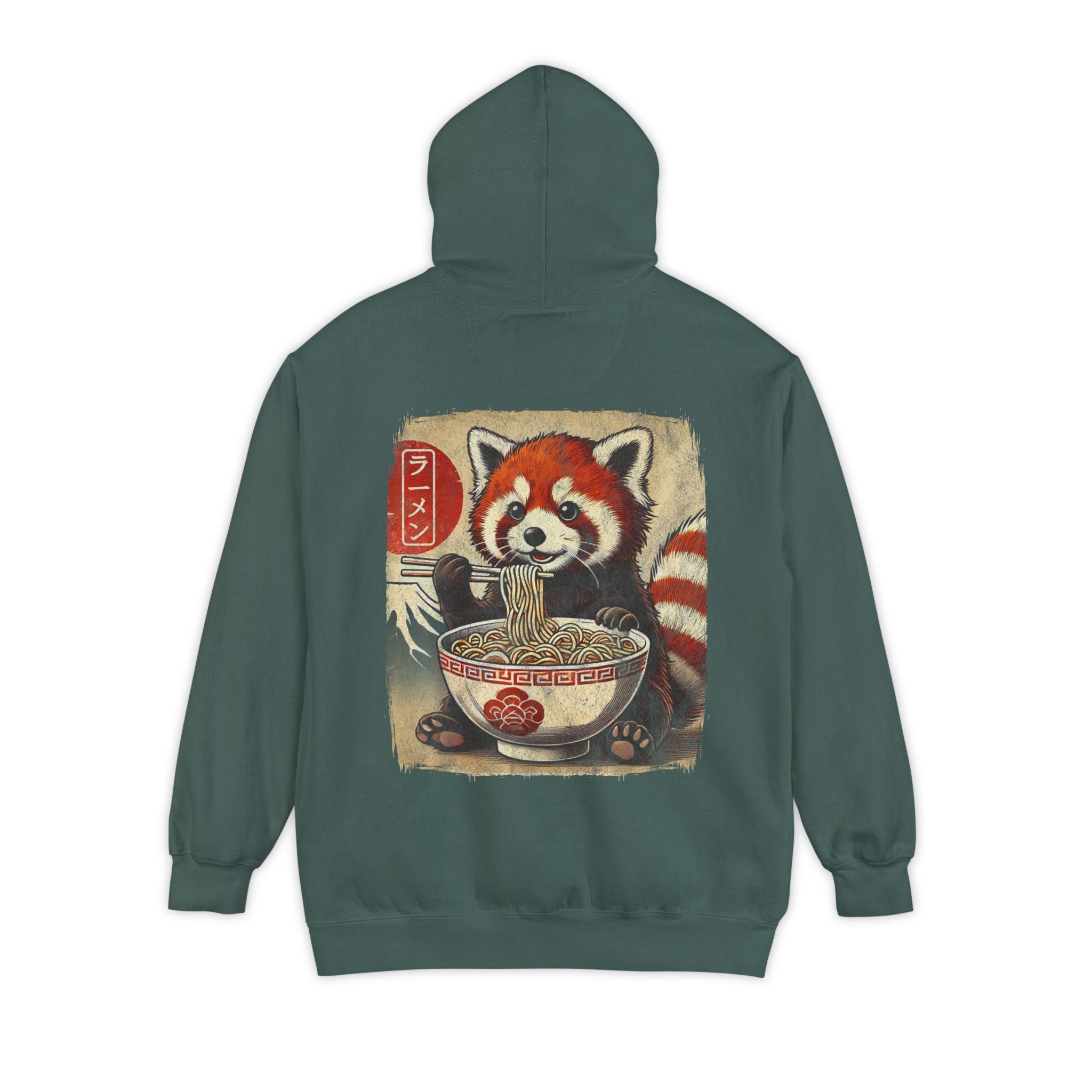 Japanese Anime Red Panda Ramen Hoodie
