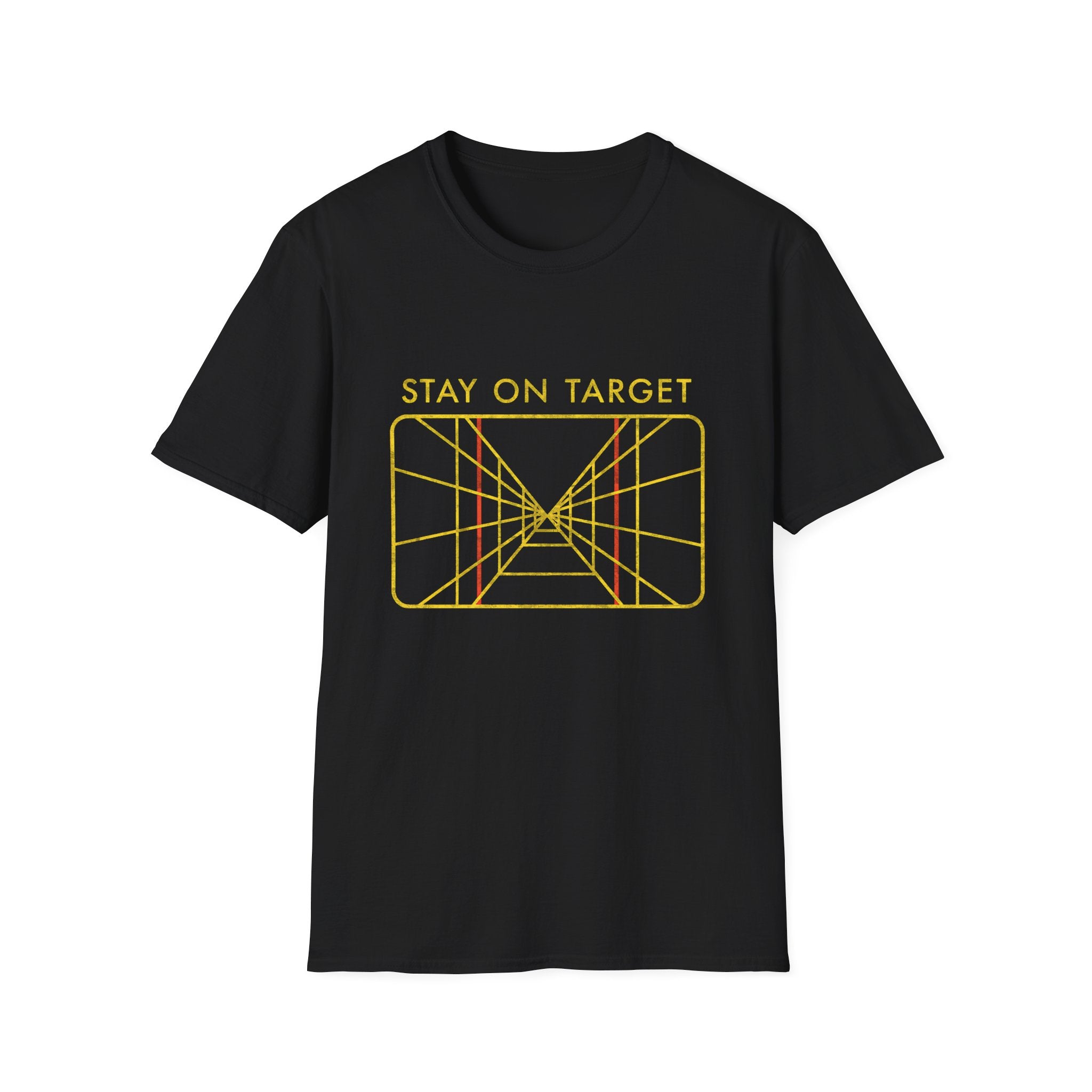 Funny Pop Culture Stay on Target Arcade Retro 80s T-shirt