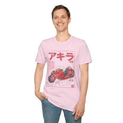 Akira Sumi-e Bike Japanese Manga Cyberpunk T-Shirt