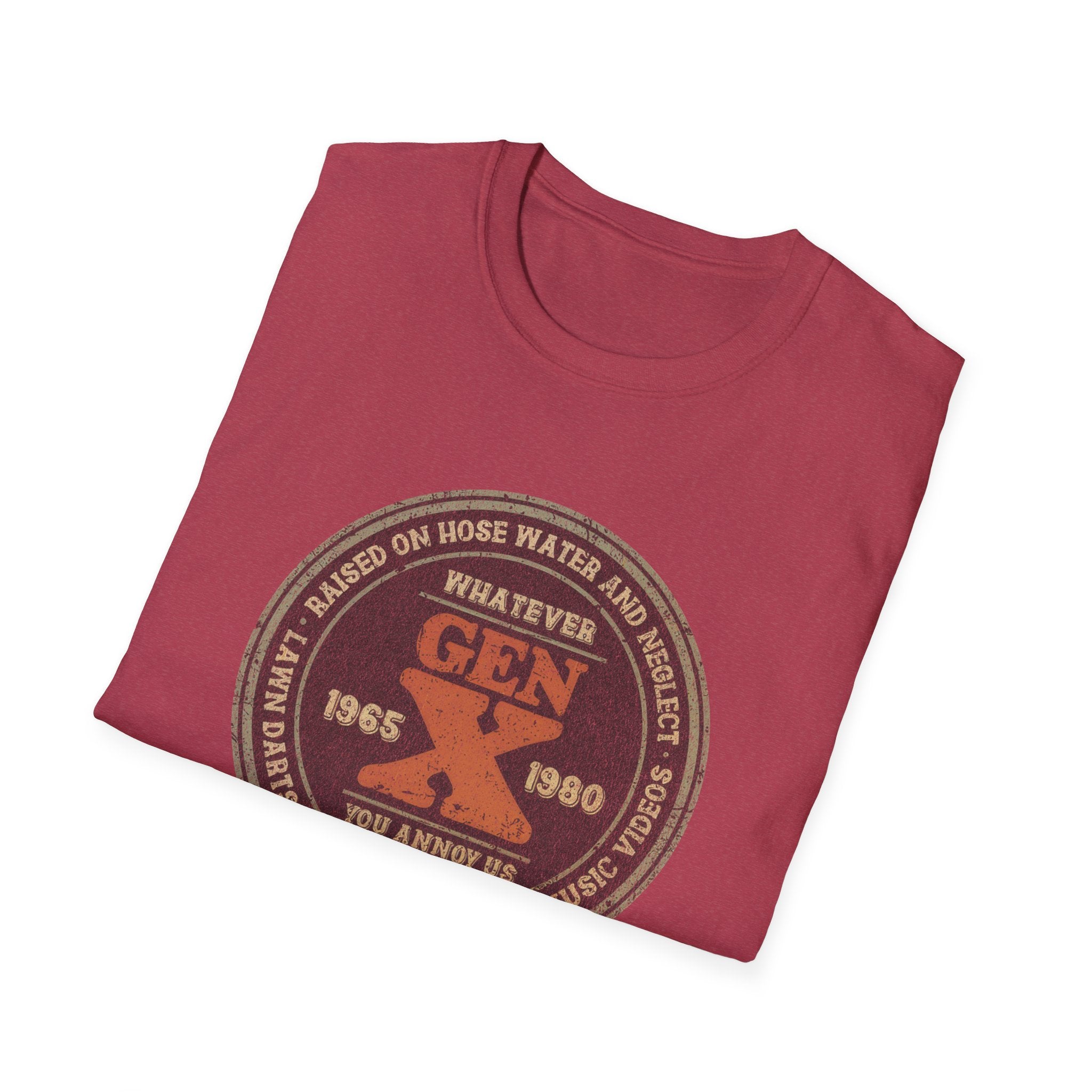 Raised on Hose Water and Neglect Retro 80s Gen X T-shirt