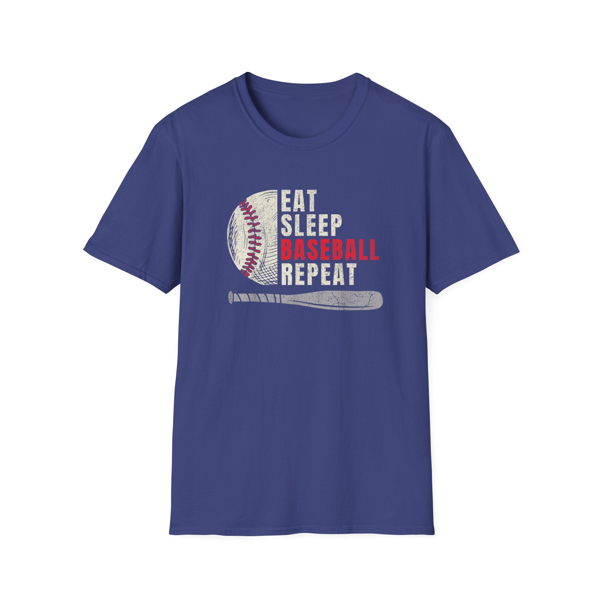 Eat Sleep Baseball Repeat – Funny Baseball T-Shirt