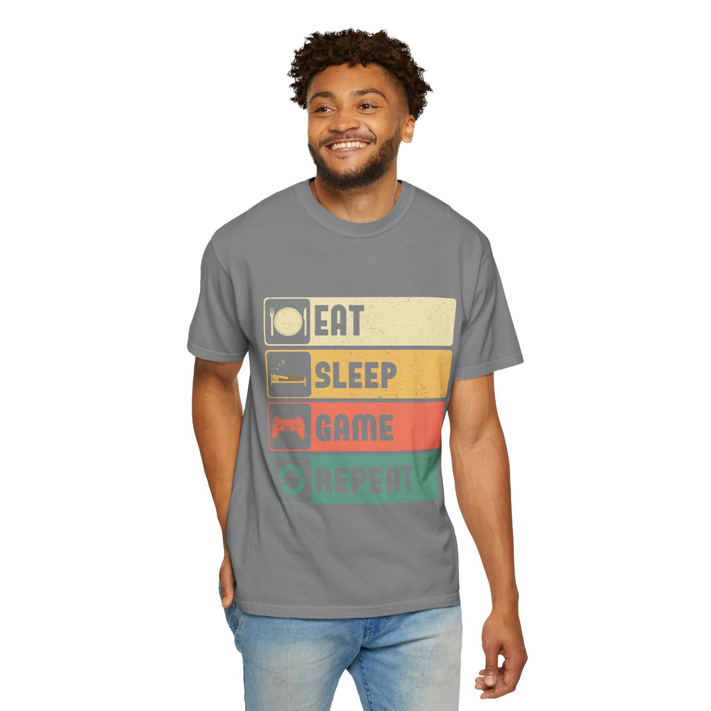 Eat Sleep Game Repeat Gamer T-Shirt