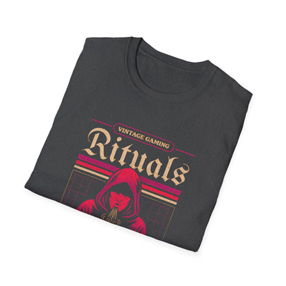 Vintage Gaming Rituals Retro Old School Gamer T-Shirt