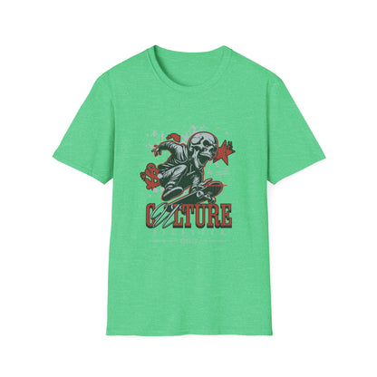 Culture is a Disaster Streetwear Funny Skull T-Shirt