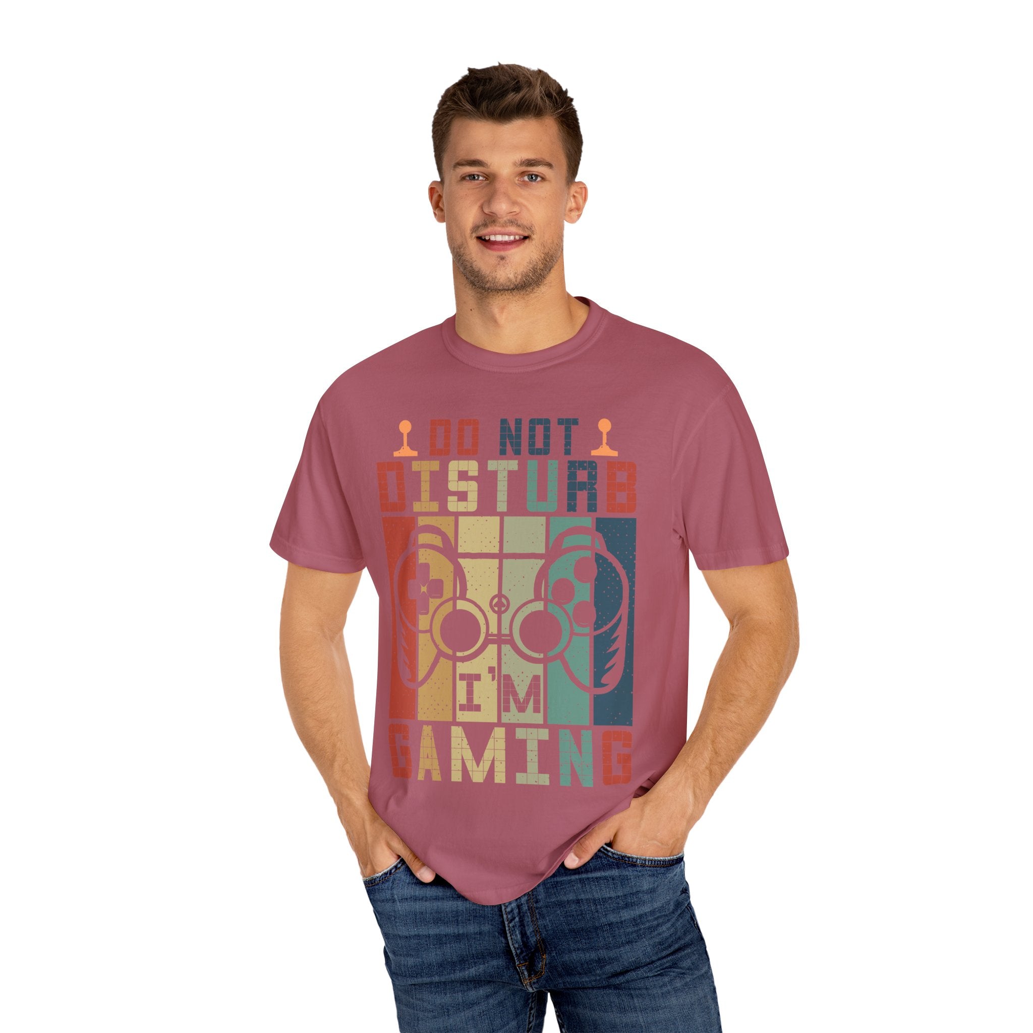 Do Not Disturb, I Am Gaming Retro Gamer T-shirt