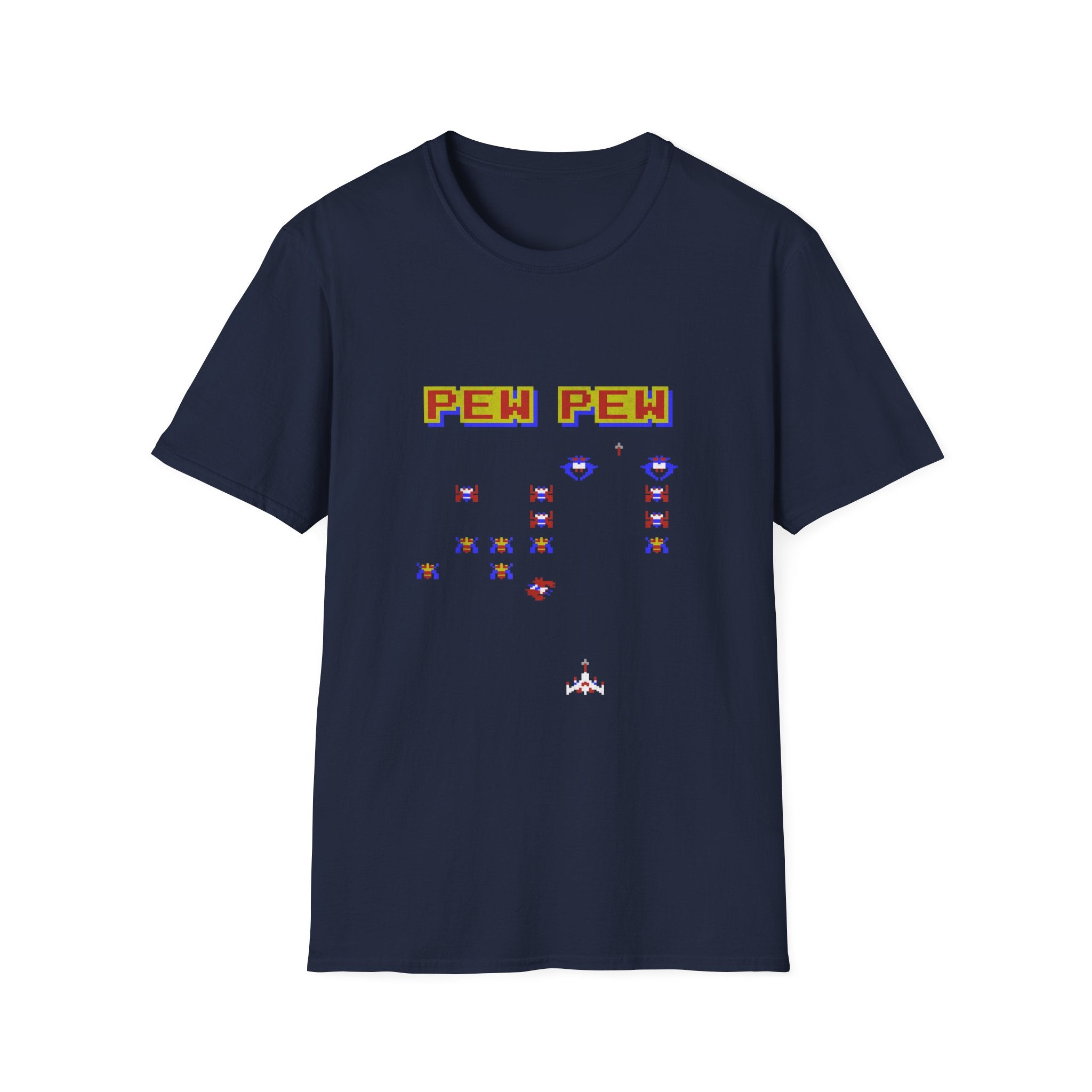 PEW PEW Retro Video Game Vintage Gaming Gamer T-Shirt