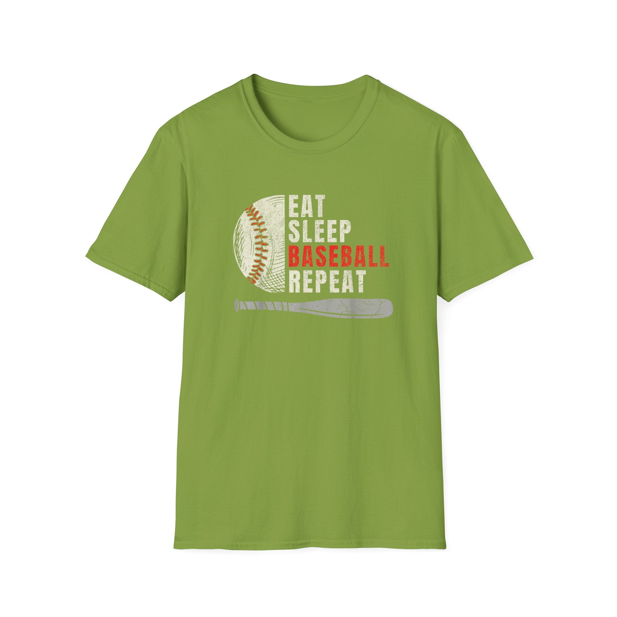 Eat Sleep Baseball Repeat – Funny Baseball T-Shirt