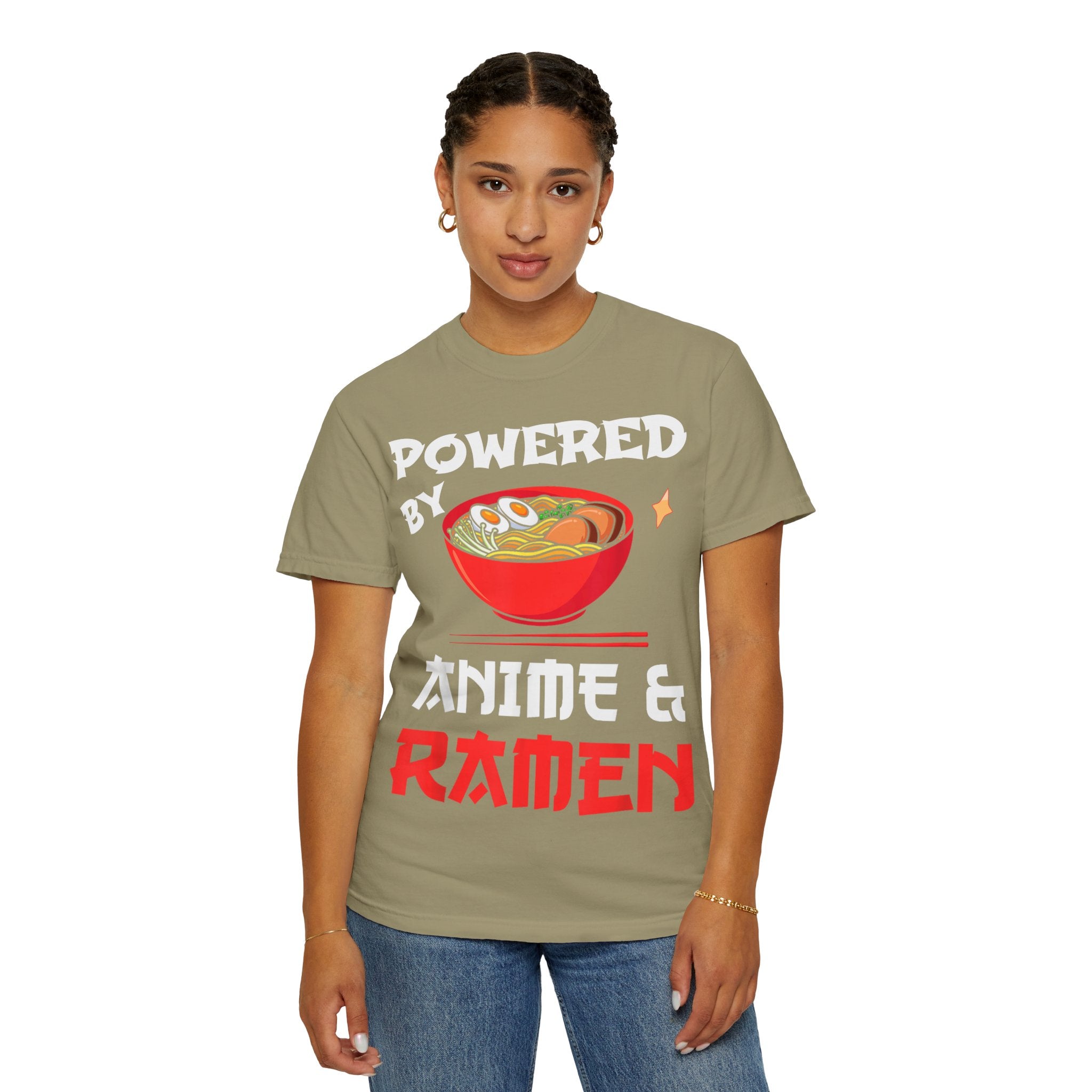 Powered by Anime & Ramen Anime T-shirt