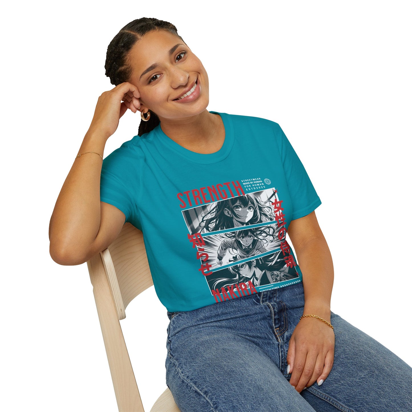 Nakira Strength Anime Girl T-Shirt