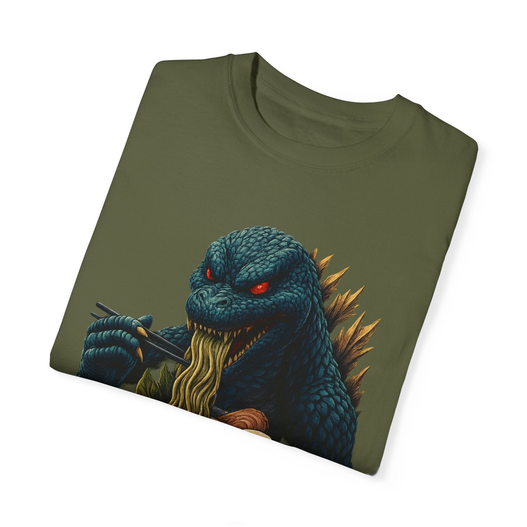 Kaiju Godzilla Eating Ramen T-shirt