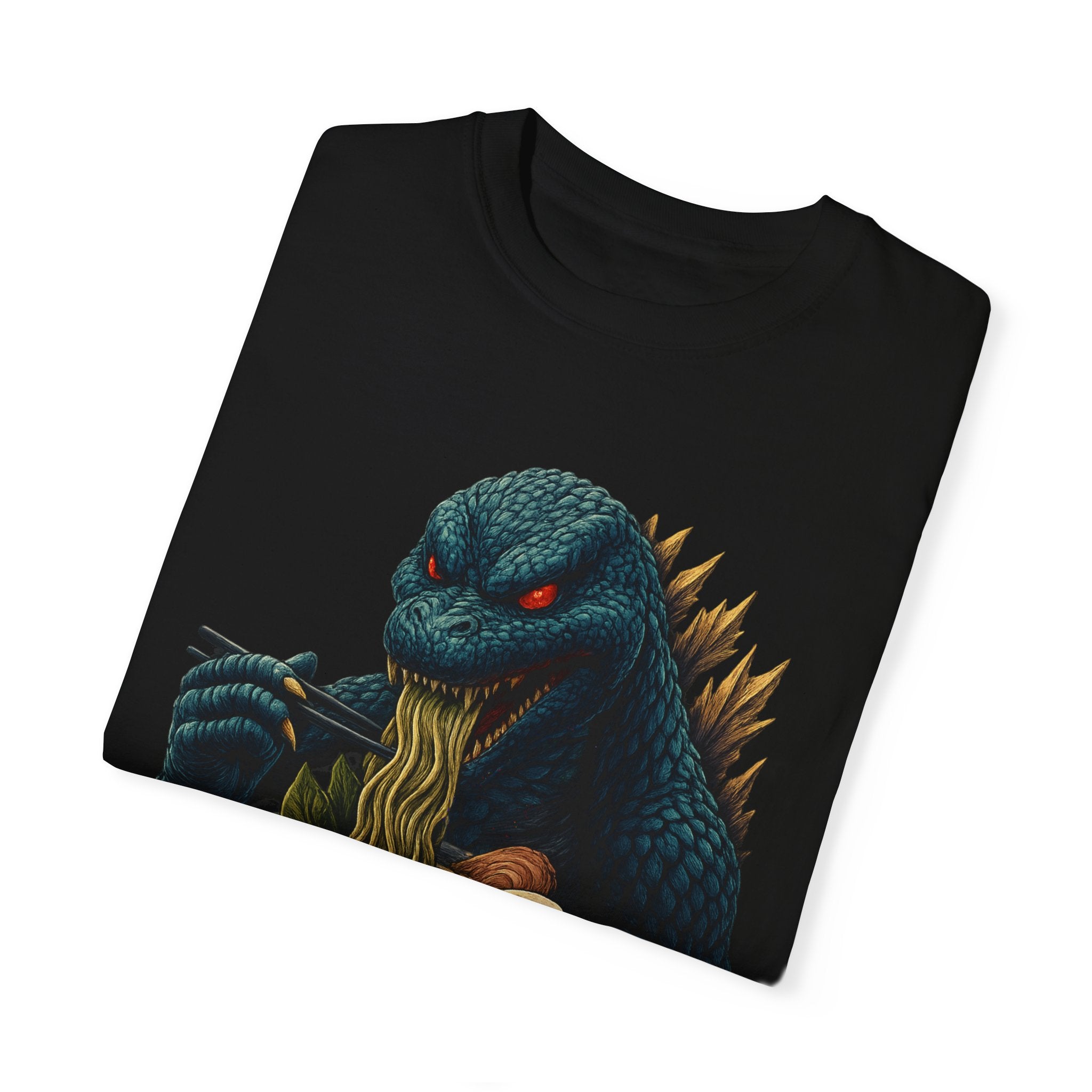 Kaiju Godzilla Eating Ramen T-shirt