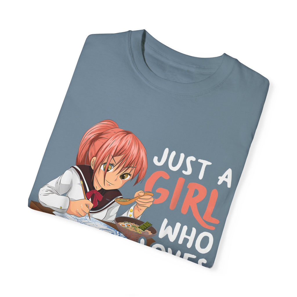 Just a Girl Who Loves Anime, Ramen & Sketching  Anime T-shirt