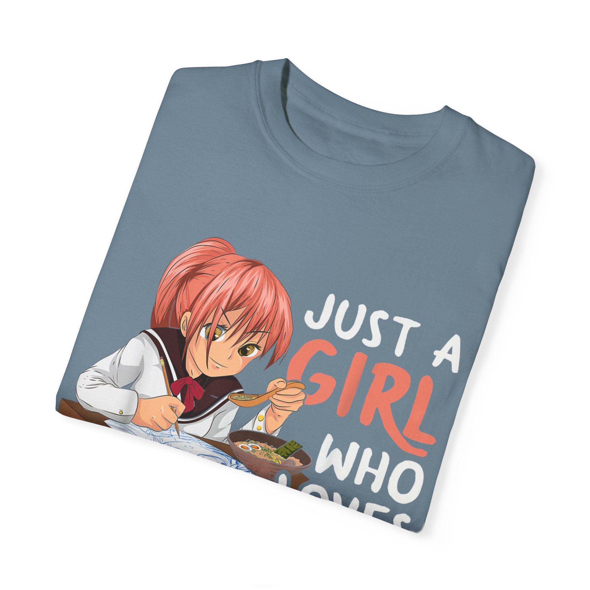 Just a Girl Who Loves Anime, Ramen & Sketching  Anime T-shirt